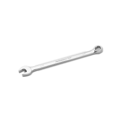 Long Chrome Combination Wrench, 1/2", With 12 Point Box End, Fully Polished, 8-1/16" Long