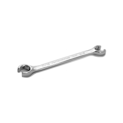 Chrome Flare Nut Wrench, 5/8" X 11/16", Fully Polished, 7-3/4" Long