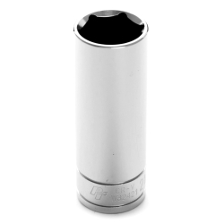 Chrome Socket, 1/2"" Drive, 21mm, 6 Point, Deep