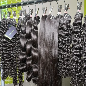 Wholesale 10A Unprocessed Raw Virgin Brazilian Hair, Hair Extension Bundles Human Hair Bulk, Mink Brazilian Virgin Hair Vendors - Image 4
