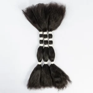 100% Raw Virgin Human Bulk Hair Wet and Wavy Water Wave Hair Bulk No Weft Wet and Wavy Bulk Human Hair - Image 5