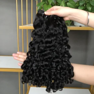 Fast Shipping High End 100% Raw Virgin Peruvian Human Hair Bundle Super Double SDD Eurasian Curl - Image 3