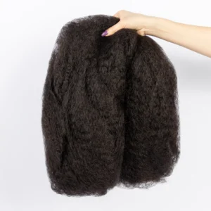 Shoumei Wholesale Price Unprocessed Afro Kinky Bulk Human Hair 30g 50g 100g 100% Brazilian Afro Kinky Human Hair for Braiding - Image 6