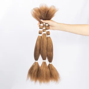 100% Raw Virgin Human Bulk Hair Wet and Wavy Water Wave Hair Bulk No Weft Wet and Wavy Bulk Human Hair - Image 4