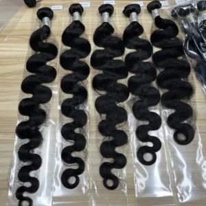 GL High Quality Raw Vietnamese Burmese Hair Unprocessed Raw Hair Vietnamese Burmese Curly 100% Raw Human Hair Bundles - Image 3