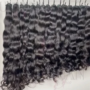 Wholesale Raw Vietnamese Human Hair Extension Raw Indian Hair Burmese Curl - Image 3