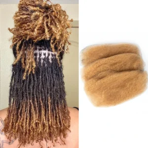 High Quality Unprocessed 100% Human Hair Raw Braiding Human Hair Extensions Twist Afro Kinky Bulk Human Hair - Image 4