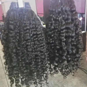 Wholesale Raw Vietnamese Human Hair Extension Raw Indian Hair Burmese Curl - Image 5