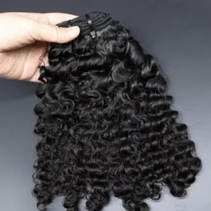 Top Quality Unprocessed Raw Human Hair Raw Indian Burmese Curly Hair Extensions Cuticle Aligned Hair Vendor Natural Wave - Image 4