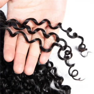 Hot Selling 12A Super Double Drawn Pixie Curl Hair Bundles Virgin Cuticle Aligned Funmi Hair SDD Brazilian Human Hair Extension - Image 3