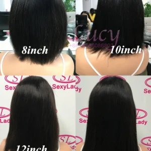 HD Brazilian Human Hair Lace Front Wig,Deep Wave Virgin Hair Lace Wig for Black Women,Pre Pluck Lace Wig With Baby Hair - Image 5