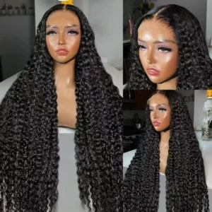 13x6 Raw Indian Lace Frontal Human Hair Wig ,Glueless HD Full Lace Front Wigs, Indian 13x4 6x6 Loose Deep Wig for Black Women - Image 1
