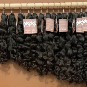 Top Quality Unprocessed Raw Human Hair Raw Indian Burmese Curly Hair Extensions Cuticle Aligned Hair Vendor Natural Wave - Image 6