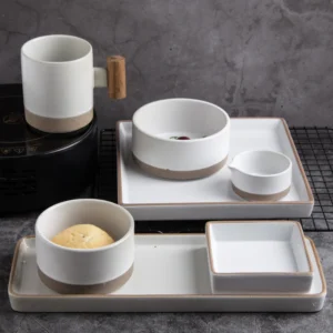 Eco Friendly Factory Cheap Price Green Color China Ceramic Porcelain Dinner Set / Table Ware Plate Dishes - Image 2
