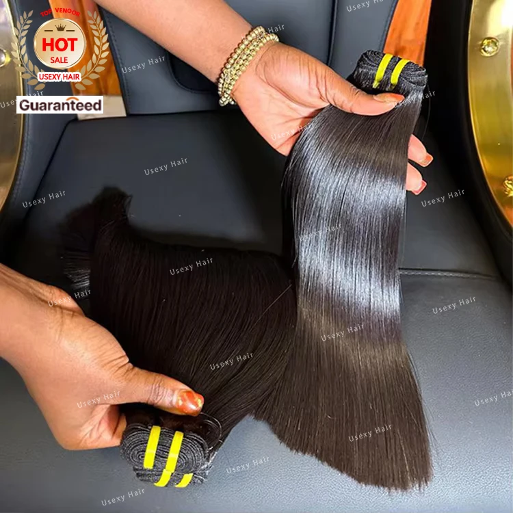 Vietnamese Raw Filipino Malaysian Unprocessed Virgin Single Donor Human Hair Bone Straight Virgin Hair Vendor Cambodian Hair