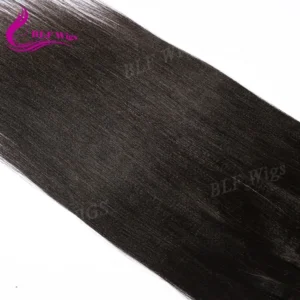 Cuticle Aligned Natural Black Remy Human Clip in Hair Extensions 100% Human Hair - Image 4