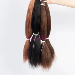 100% Raw Virgin Human Bulk Hair Wet and Wavy Water Wave Hair Bulk No Weft Wet and Wavy Bulk Human Hair - Image 1