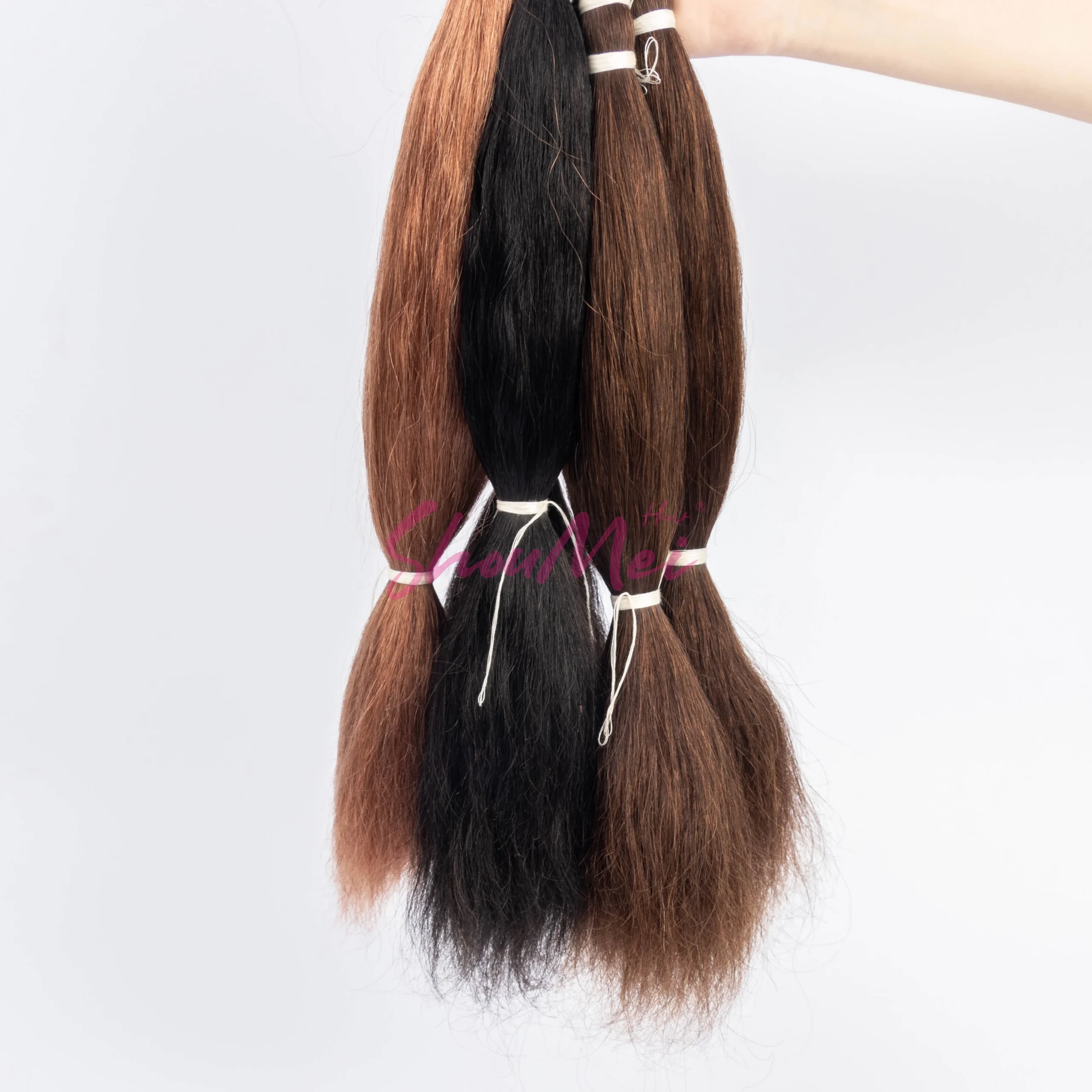 100% Raw Virgin Human Bulk Hair Wet and Wavy Water Wave Hair Bulk No Weft Wet and Wavy Bulk Human Hair