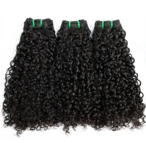 Hot Selling 12A Super Double Drawn Pixie Curl Hair Bundles Virgin Cuticle Aligned Funmi Hair SDD Brazilian Human Hair Extension - Image 6