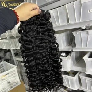 GL High Quality Raw Vietnamese Burmese Hair Unprocessed Raw Hair Vietnamese Burmese Curly 100% Raw Human Hair Bundles - Image 4