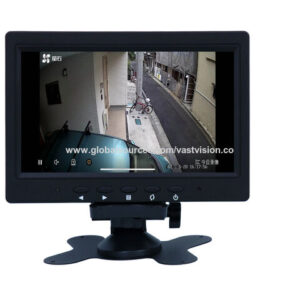 7 inch Automotive Grade LCD Car PC Monitor with HDMI VGA RCA BNC Inputs and 600 Nit Brightness for Enhanced Visibility - Image 1