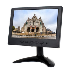 7-inch suveillance display, truck/car security lcd monitor with AV/BNC - Image 5
