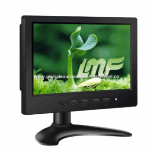 7-inch suveillance display, truck/car security lcd monitor with AV/BNC - Image 4