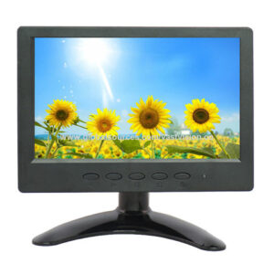7-inch suveillance display, truck/car security lcd monitor with AV/BNC - Image 1