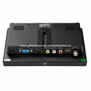 7-inch suveillance display, truck/car security lcd monitor with AV/BNC - Image 2