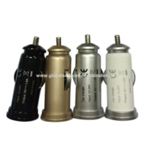 Car charge, dual port, made of ABS material - Image 1