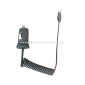 Car charger, single port with lightning connector - Image 1