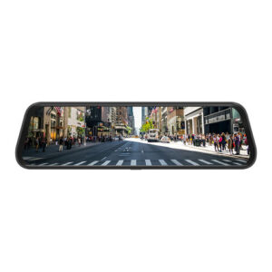 10-Inch 4K Streaming Media Mirror with 1080P Recording, 256GB Storage, and Enhanced Parking Monitor - Image 1
