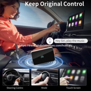 Pro-Wireless Oto Carplay/Android Auto Ai Box Adapter Portable For Iphone Apple Carplay - Image 1