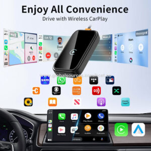 Wifi Bluetooth Usb Plug And Play Auto-Connect For Wired To Wireless Apple Carplay Adapter Wireless Carplay Android Auto Adapter - Image 1