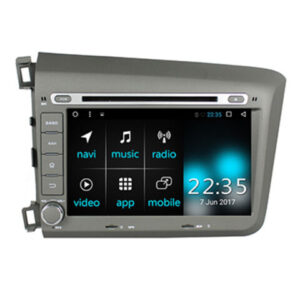 Android 8.1 in-dash car DVD for Honda Civic 2012 - Image 1