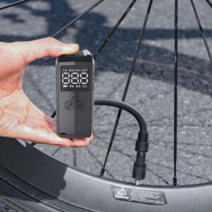 Mini electric air pump for electric vehicle Portable Suitable for mountain bikes and road bikes with Schrader and Presta valve - Image 1