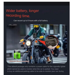Factory Hot sale 2 Inch Screen DVR Waterproof Motorcycle dash cam - Image 6
