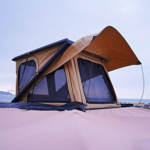 Quick Setup Waterproof Aluminium Hard Shell Roof Top Tent for 4x4 Off-Road Camping - Image 4