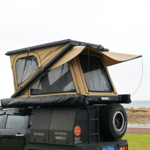 Quick Setup Waterproof Aluminium Hard Shell Roof Top Tent for 4x4 Off-Road Camping - Image 7