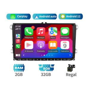Factory cheaper price Android car raido for VW universal 9inch with android 12 carplay - Image 1