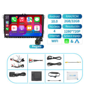 Factory cheaper price Android car raido for VW universal 9inch with android 12 carplay - Image 3