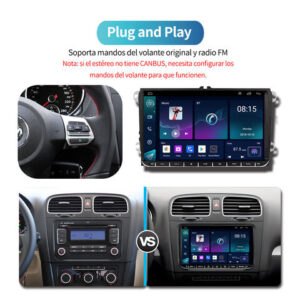Factory cheaper price Android car raido for VW universal 9inch with android 12 carplay - Image 5