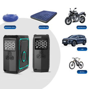MOSYQI Portable Bike Air Pump Rechargeable Bicycle Motorbike Tire Inflators Electric Digital Bike Pumps - Image 5