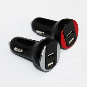 GOOD SHE Portable 5V 2.4A car charger usb power adapter dual usb car charger with led - Image 3
