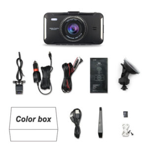 FHD1080p Dual security record car rearvuew dvr with rearview camera for car video recording - Image 9
