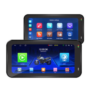 6.25" Universal Wireless Motorcycle CarPlay Touch Screen Android Auto Display Navigation Multimedia for Autocycle Autobike - Image 4