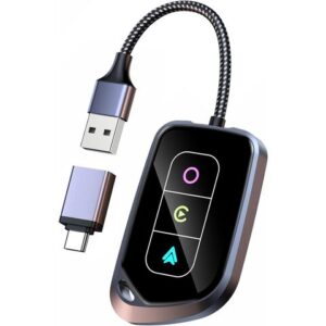 BOYI New Apple And Android Wired to Wireless Smart Car play Dongle B.M.W Design Wireless Carplay Adapter - Image 1