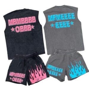 Wholesale Summer Wear New Arrival Men Sets Short Sleeve T Shirt and Shorts Solid Color Men's Clothing Men's Sets - Image 1