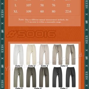 High Quality  Terry Fleece Straight Leg Sweatpants Custom Printed Jogging Men's Pants & Trousers Customize - Image 4