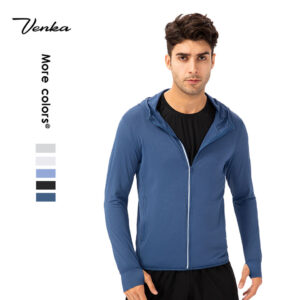 Sun Protection Clothing Men's Upf 50  Hoodie Long-Sleeved Thin Section Breathable Outdoor Sports Jacket - Image 1